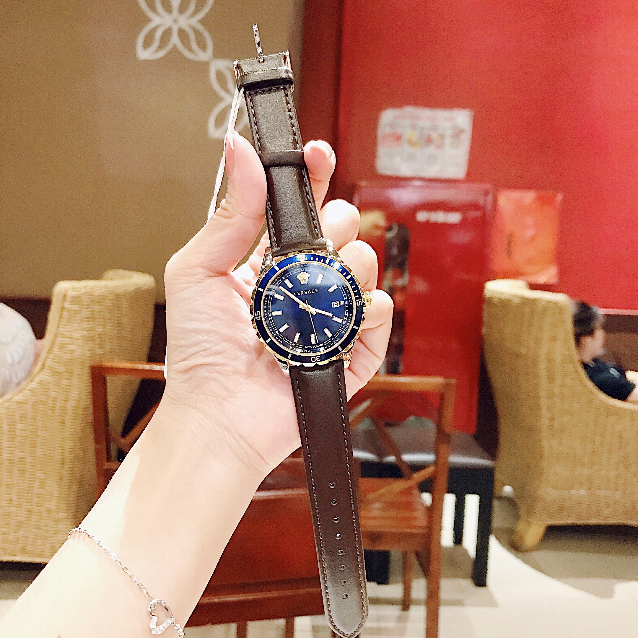 Versace VE3A00420 นาฬิกาผู้ชาย Quartz Men's Watch