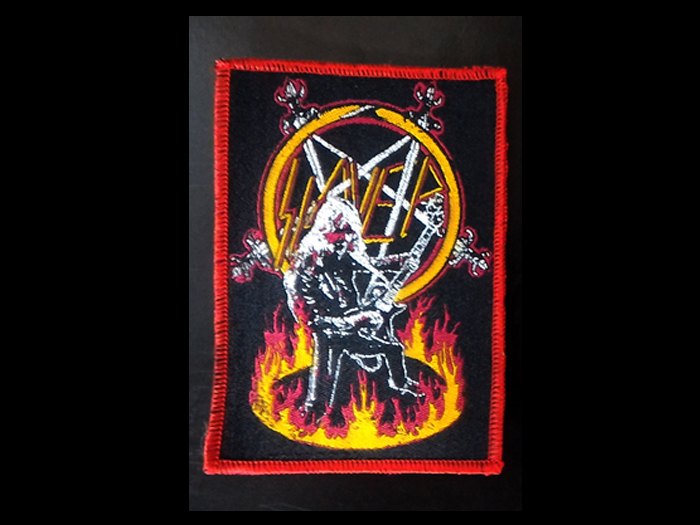 SLAYER Woven patch.(Bootleg) (อาร์มแบบทอ)