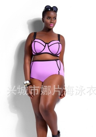 ชุดว่ายน้ำคนอ้วนพร้อมส่ง :ชุดว่ายน้ำทูพีชสีม่วง แต่งลายผ้าตัดขอบสีดำสีสดใสน่ารักมากๆจ้า:มี Size: XL,2XL,3XL,4XL รายละเอียดไซส์คลิกเลยจ้า