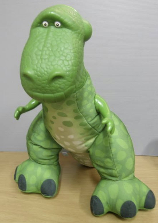 T-Rex หัวยาง ขนาด 13 นิ้ว ร้องได้ (มือสอง)