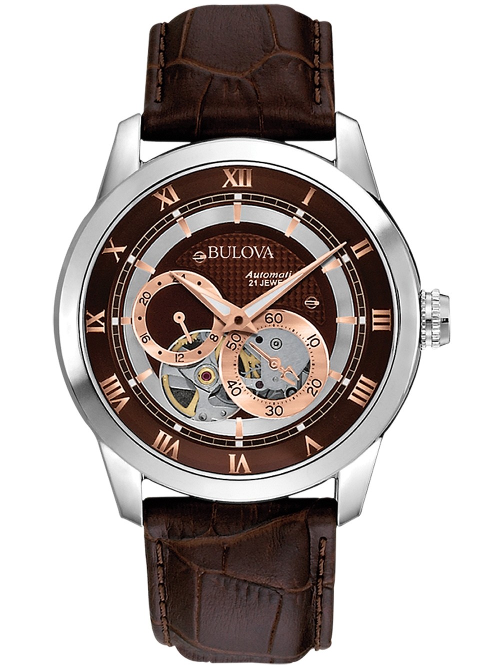 Bulova 96A120 นาฬิกาผู้ชาย Classic Automatic Men's Watch