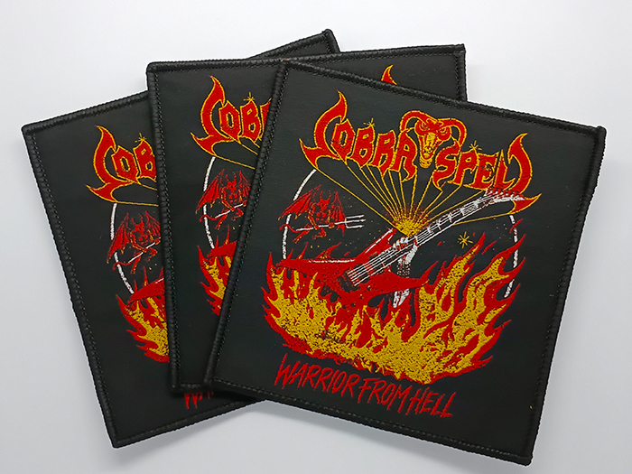 COBRA SPELL 'Warrior From Hell' Woven Patch