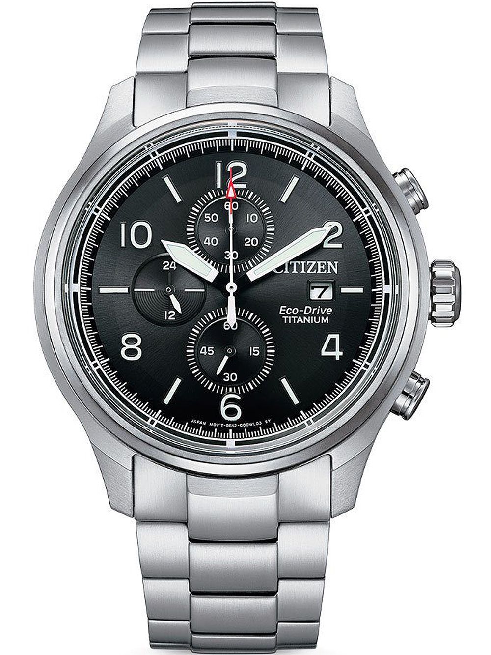Citizen CA0810-88E นาฬิกาผู้ชาย Eco-Drive Titanium Men's Watch