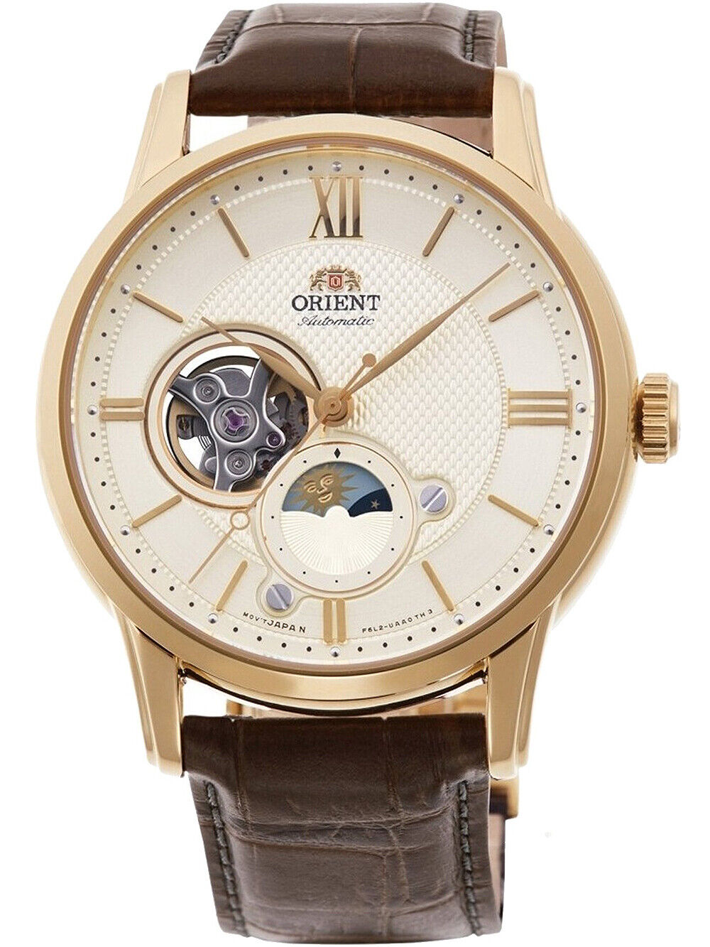 Orient RA-AS0010S10B นาฬิกาผู้ชาย Moonphase Automatic Men's Watch