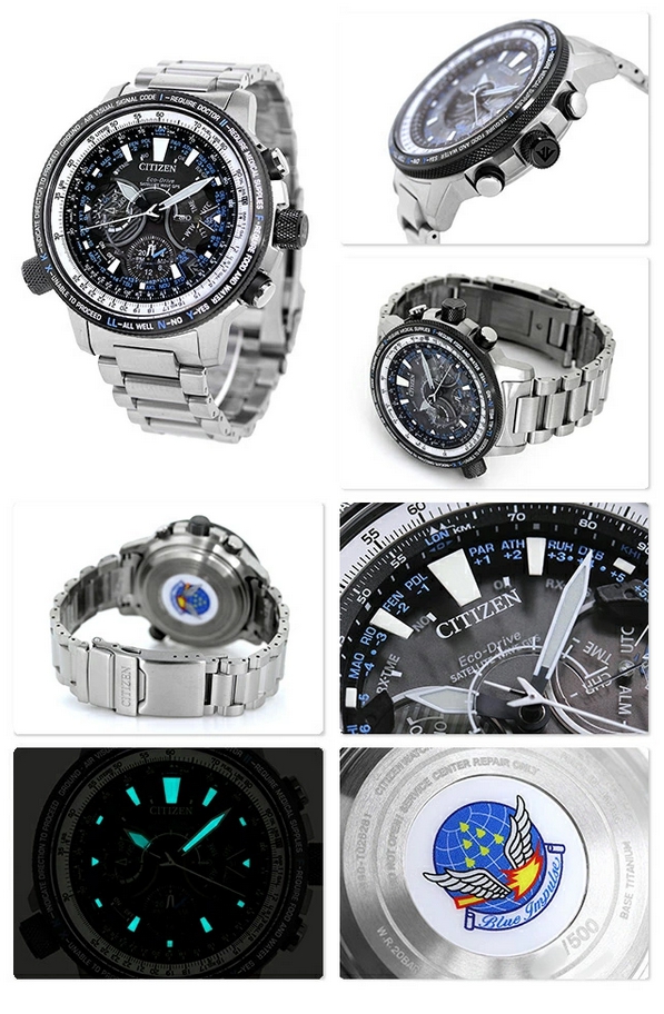 Citizen CC7015-63E นาฬิกาผู้ชาย Promaster Eco-Drive Satellite Wave GPS F990 Sky Blue Impulse Limited 500Pcs. Made in Japan Men's Watch