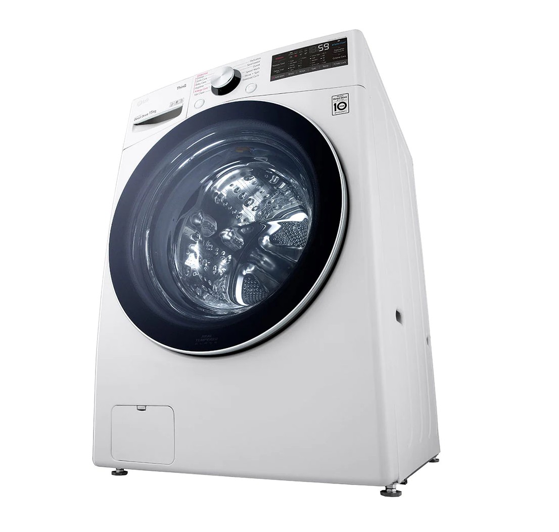 [ผ่อน0%10ด] LG เครื่องซักผ้าฝาหน้า F2515STPW 15 กก. 1200RPM อินเวอร์เตอร์ (ชลบุรีส่งฟรี) สั่งงานผ่านสมาร์ทโฟน