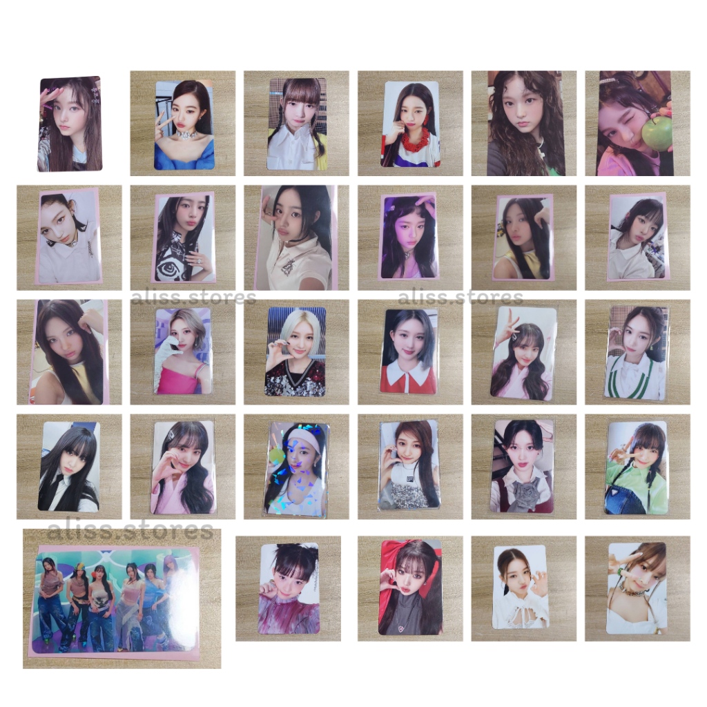 (การ์ดแท้) การ์ดวอนยอง อีซอ ลิซ ไอบึ IVE การ์ดนิวจีน newjeans ลิ้ง 2