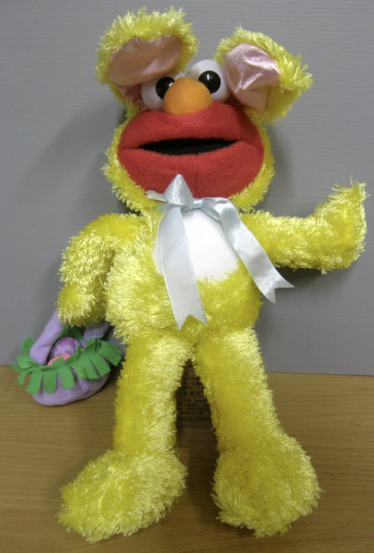 เอลโม่ (Elmo) ชุดกระต่าย ขนาด 15 นิ้ว (มือสอง)