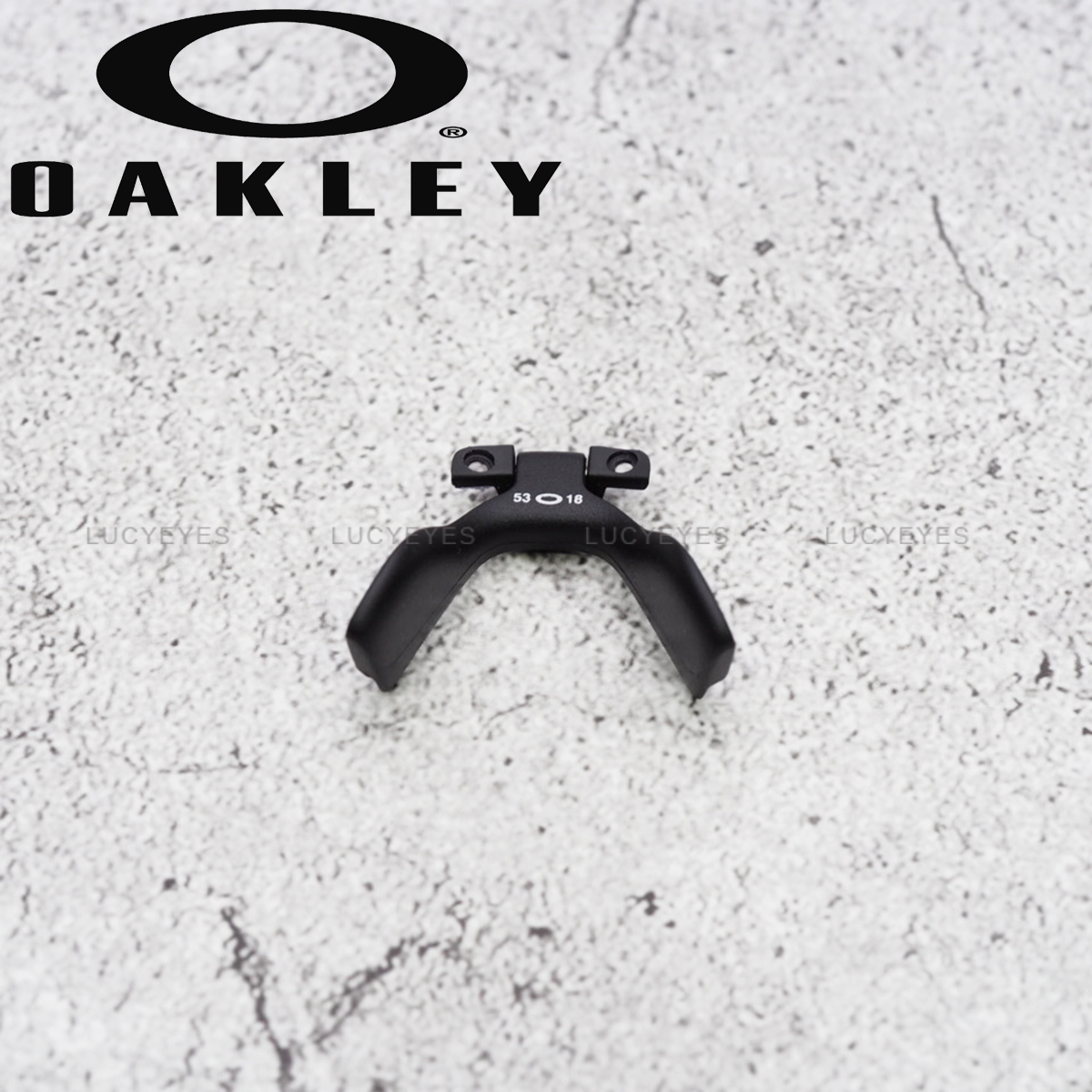 แป้นจมูกแว่น OAKLEY OX3220, CROSSLINK FLOAT EX, OX3128, CROSSLINK SWITCH สีดำ+น๊อต