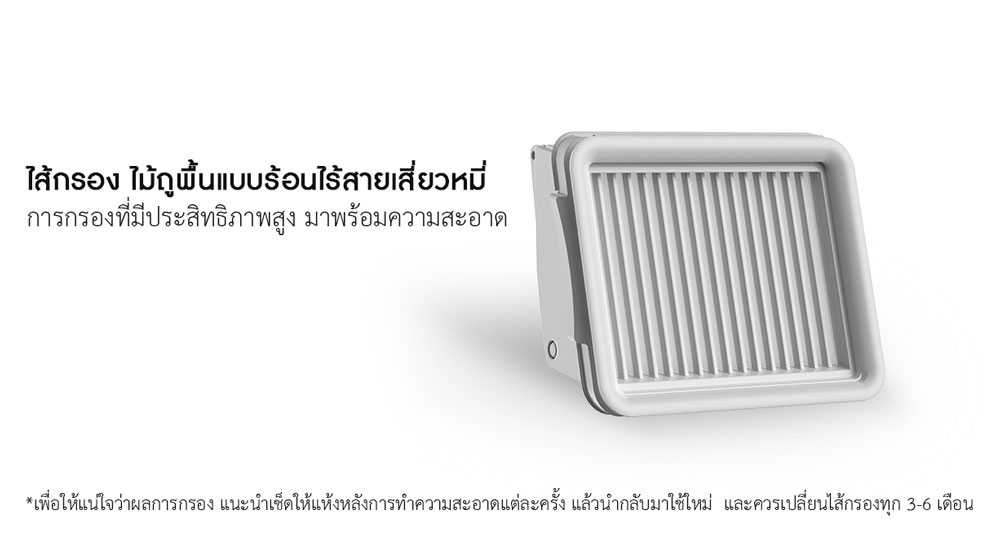 Xiaomi High Temperature Wireless Floor Scrubber Accessories Set - ชุดอุปกรณ์เสริมไม้ขัดพื้นแบบร้อนไร้สายเสี่ยวหมี่