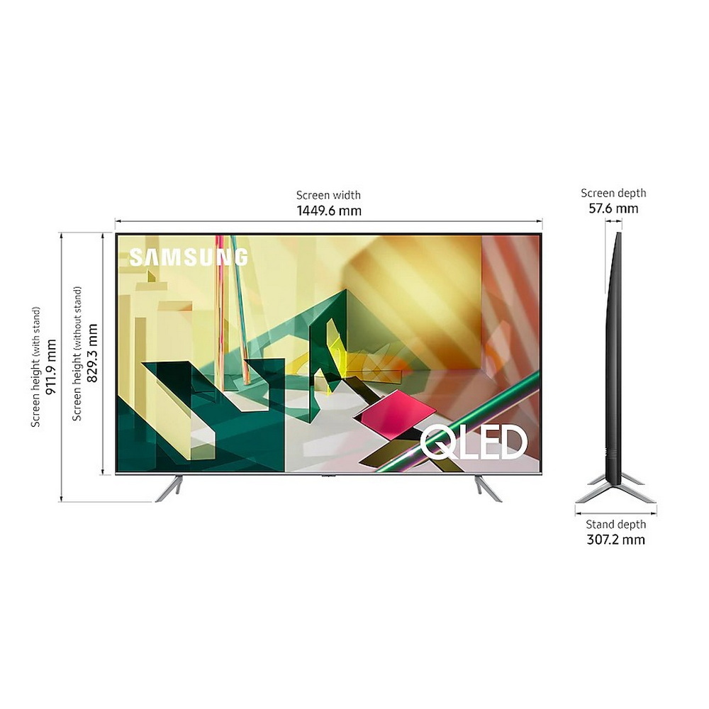 [ผ่อน0%] SAMSUNG QA65Q60TAKXXT QLED 4K SMART TV ขนาด 65 นิ้ว (65Q60T) (ชลบุรี ส่งฟรี)