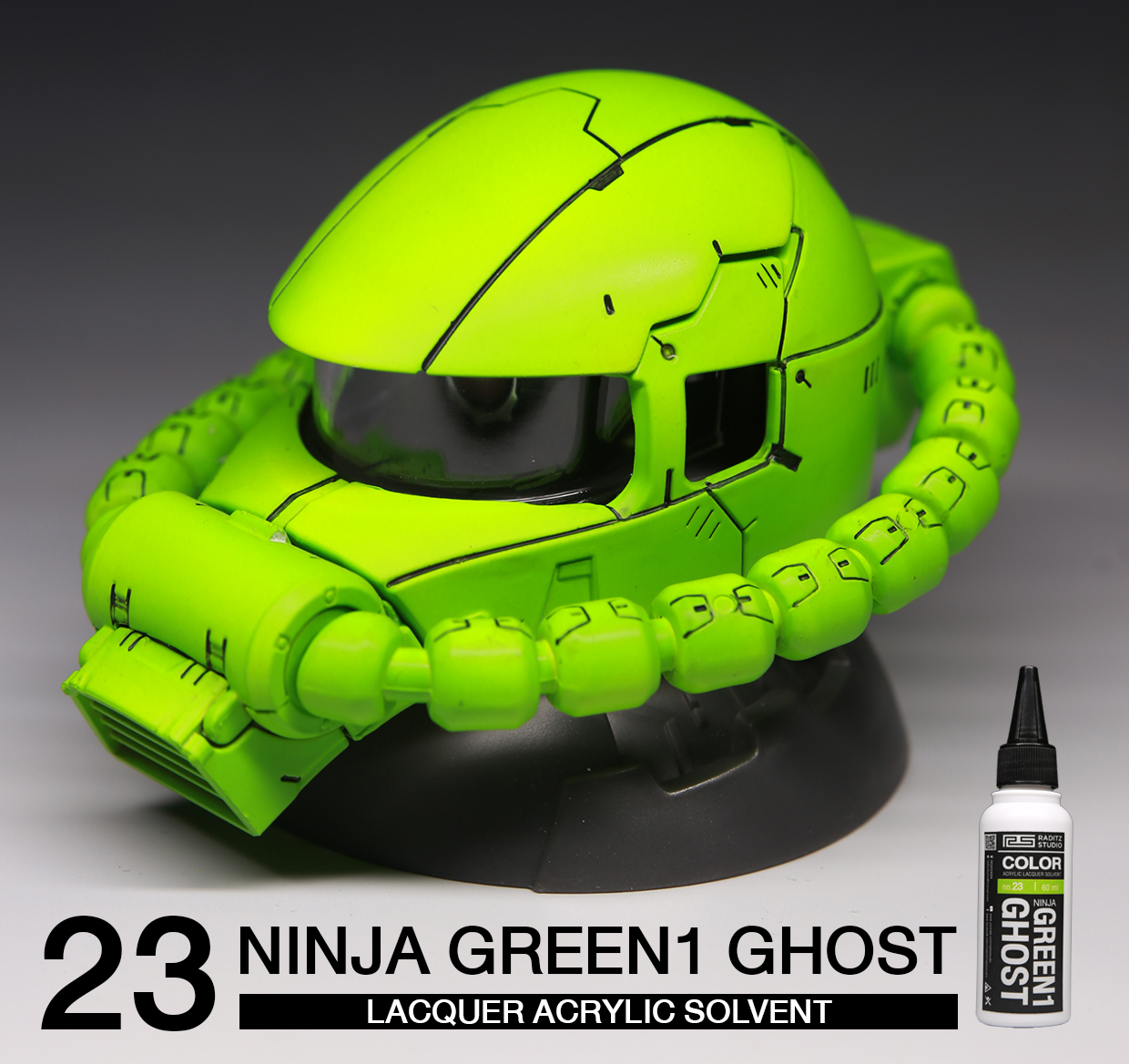 NO.23FS Ninja Green1 Ghost [ด้าน] 60ml