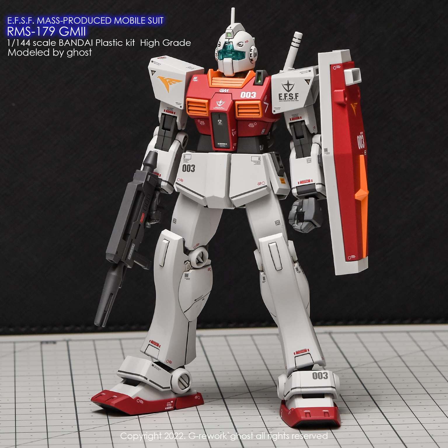 G-REWORK CUSTOM DECAL HG 1/144 RMS-179 GM II