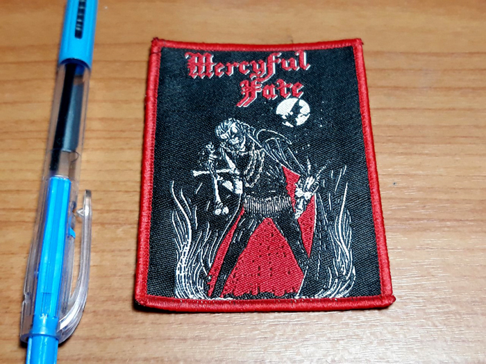 MERCYFUL FATE'S/T' Woven Patch.(อาร์มแบบทอ)