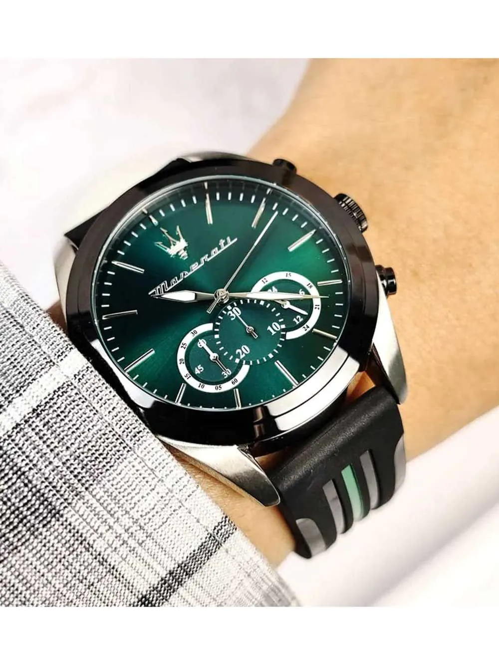 Maserati R8871612043 นาฬิกาผู้ชาย Chronograph Quartz Men's Watch