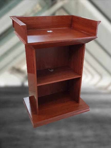 โพเดียมแท่นบรรยาย NANO สีโอ๊คแดง