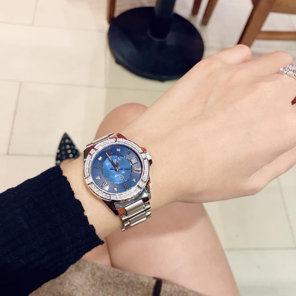 Bulova 96R215 นาฬิาผู้หญิง Marine Star Women's Watch