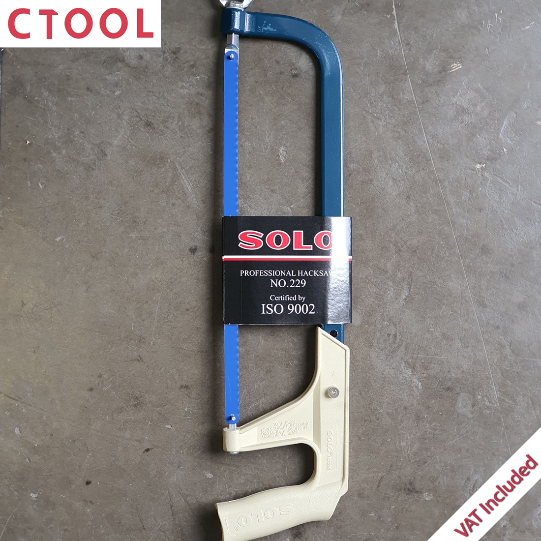 เลื่อยตัดเหล็ก รุ่น229 โซโล Solo พร้อมใบเลื่อย ของแท้100% - Authentic Professional Hacksaw - ซีทูล Ctoolhardware