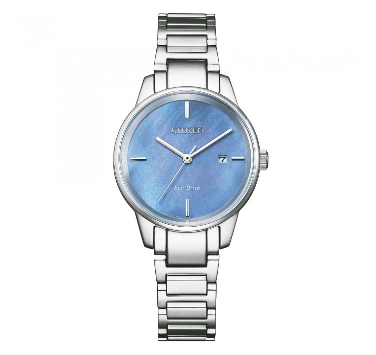 Citizen EW2590-85N นาฬิกาผู้หญิง Eco-Drive Mother of Pearl Women's Watch