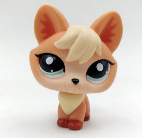 สุนัข Firefox สีส้ม-เหลือง ตาสีฟ้า