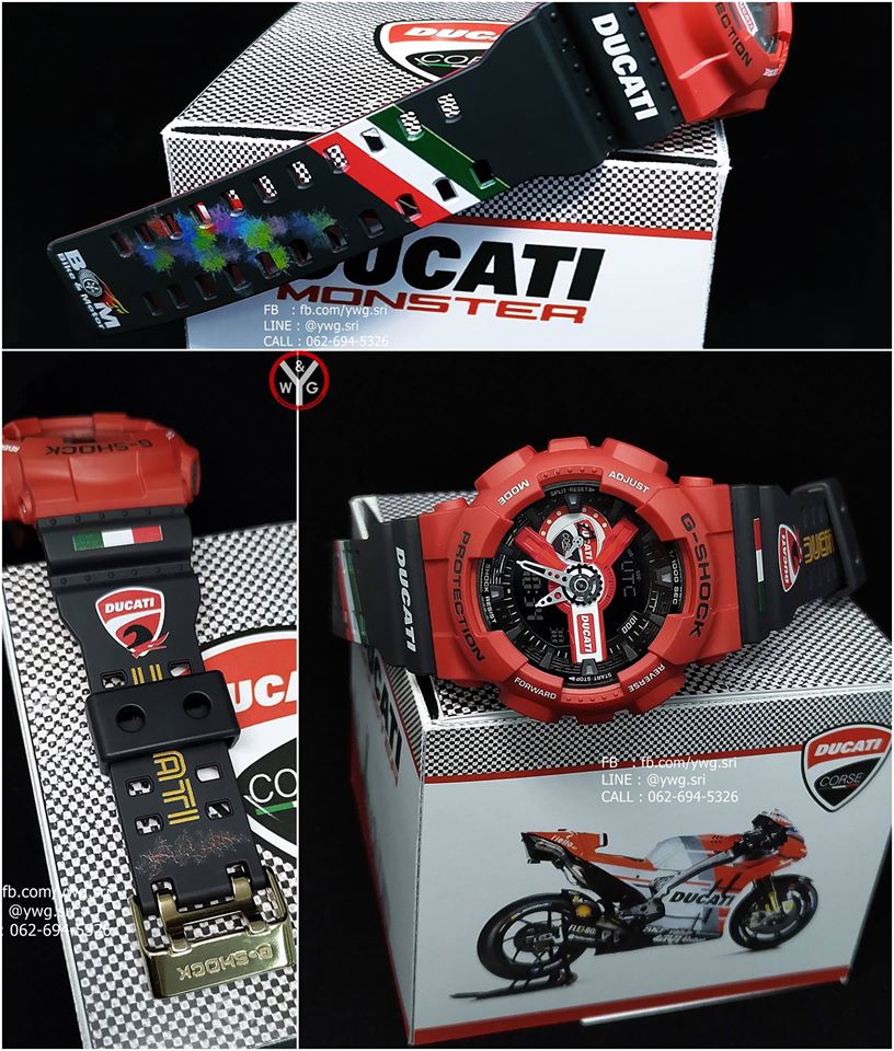 G-SHOCK CUSTOM DUCATI (GA-110)Set2