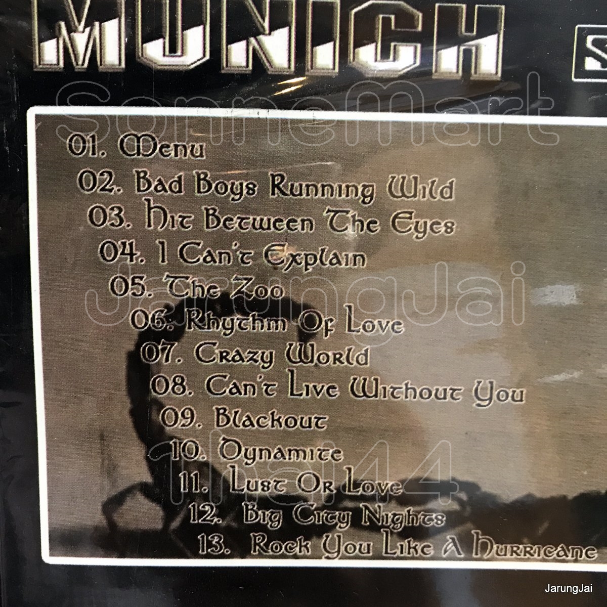 vcd scropions live in munich bad boys rinning wild hti between the eyes concert vcd aps s inter