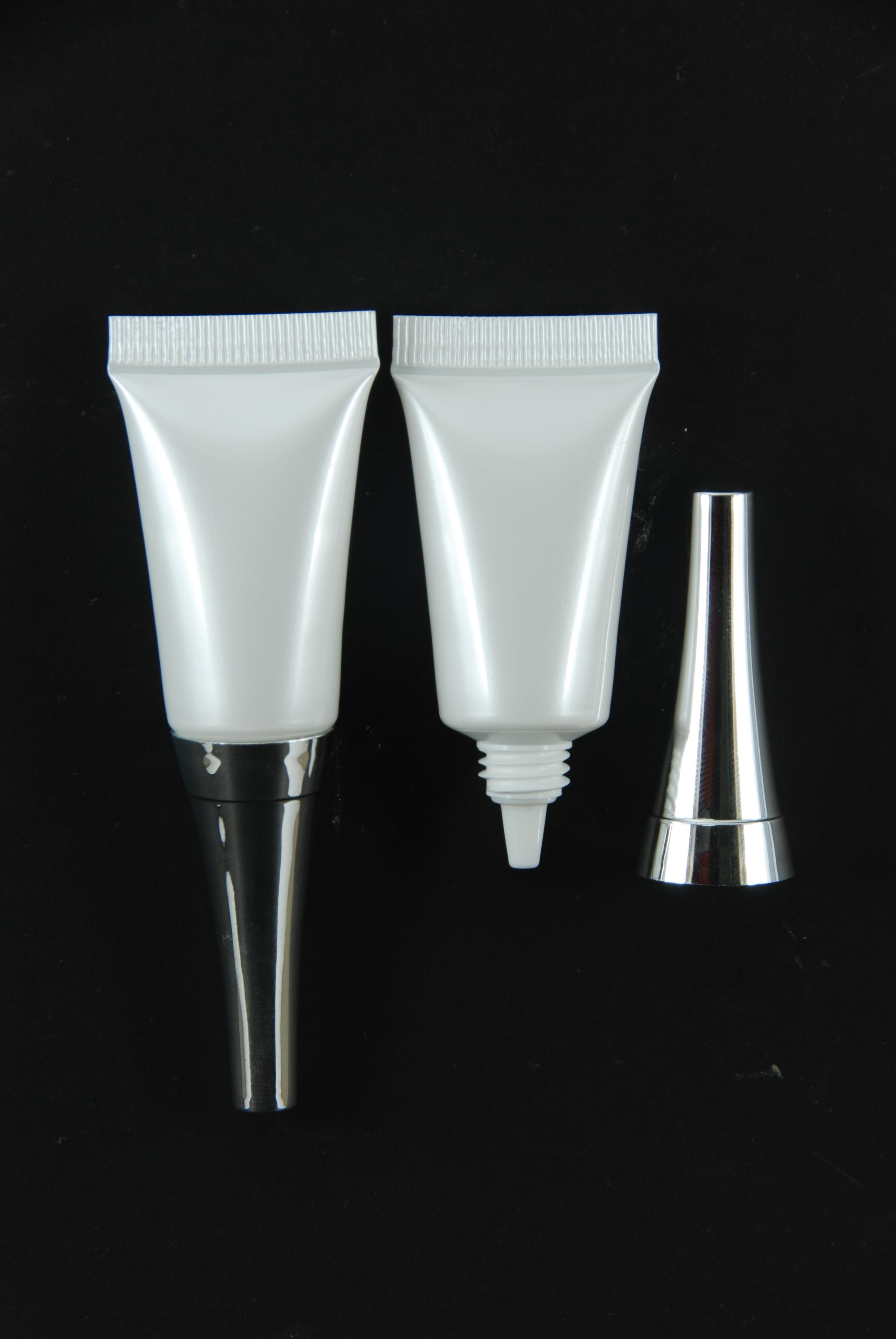 หลอดโฟม 5 กรัม สี ขาว (หัวเงิน) แพคละ 10ชิ้น