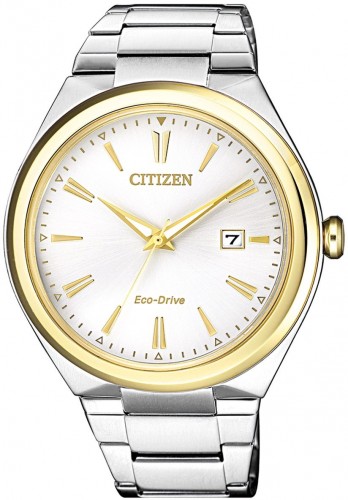 Citizen AW1374-51B นาฬิกาผู้ชาย Eco-Drive Stainless Steel 50m Men's Watch
