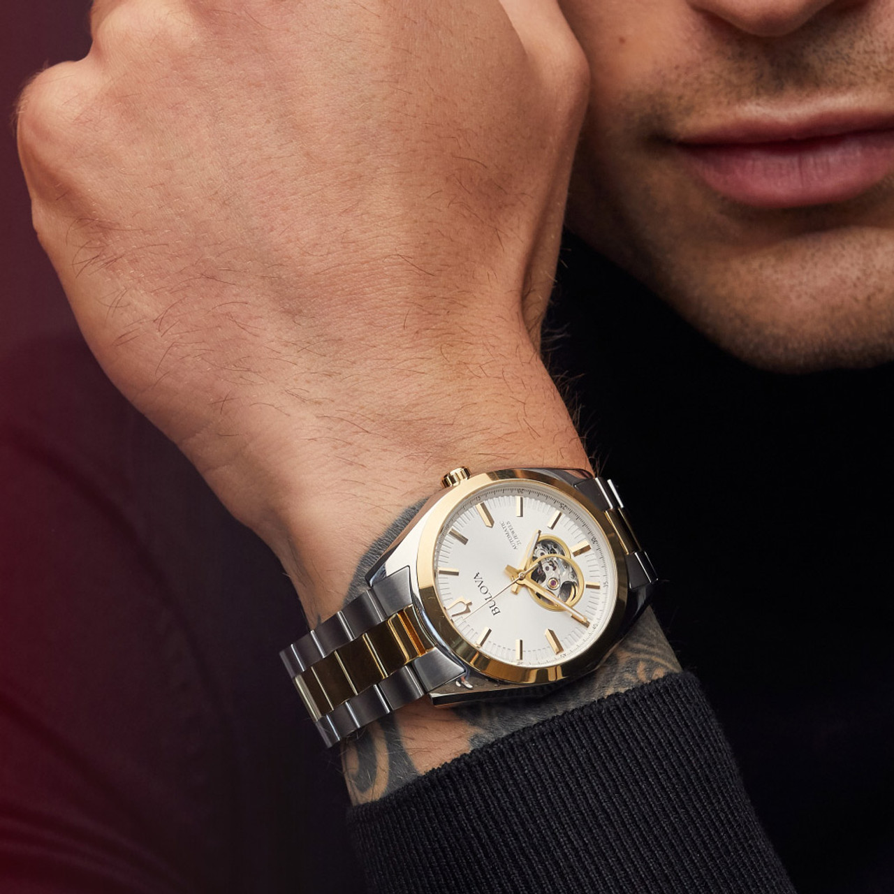 Bulova 98A284 นาฬิาผู้ชาย Surveyor Automatic Men's Watch