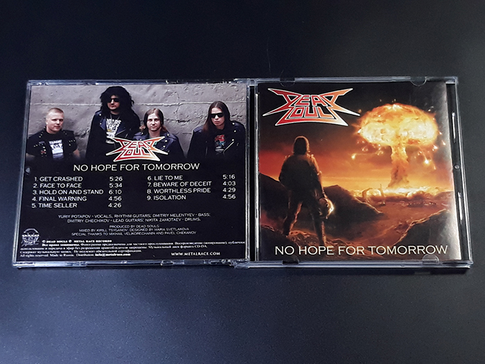 DEAD SOULS'No Hope For Tomorrow' CD