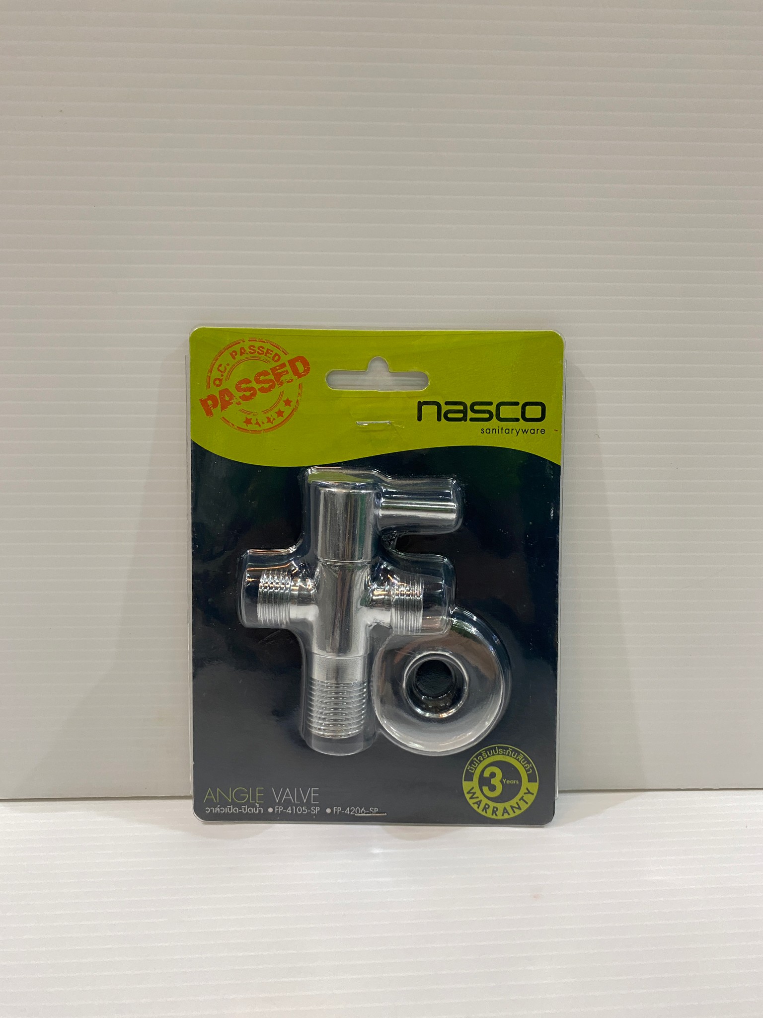 Nasco สต๊อปวาล์ว วาล์วเปิด-ปิดน้ำ ชนิด 3 ทาง 1/2นิ้ว รุ่น FP-4106-SP ของแท้ 100%