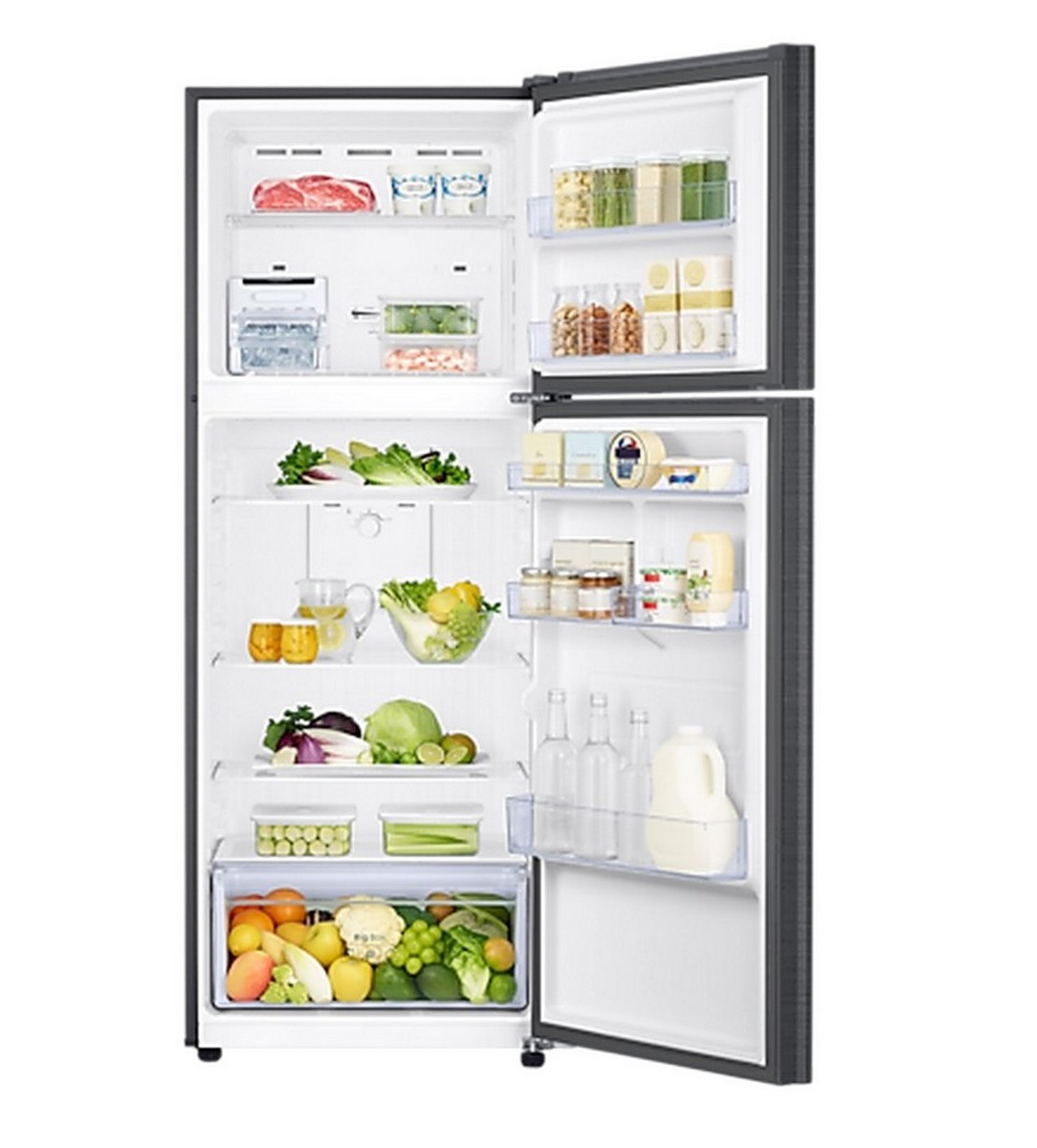 Samsung ตู้เย็น 2 ประตู (14.1 คิว, สี Black) รุ่น RT38K501JB1/ST