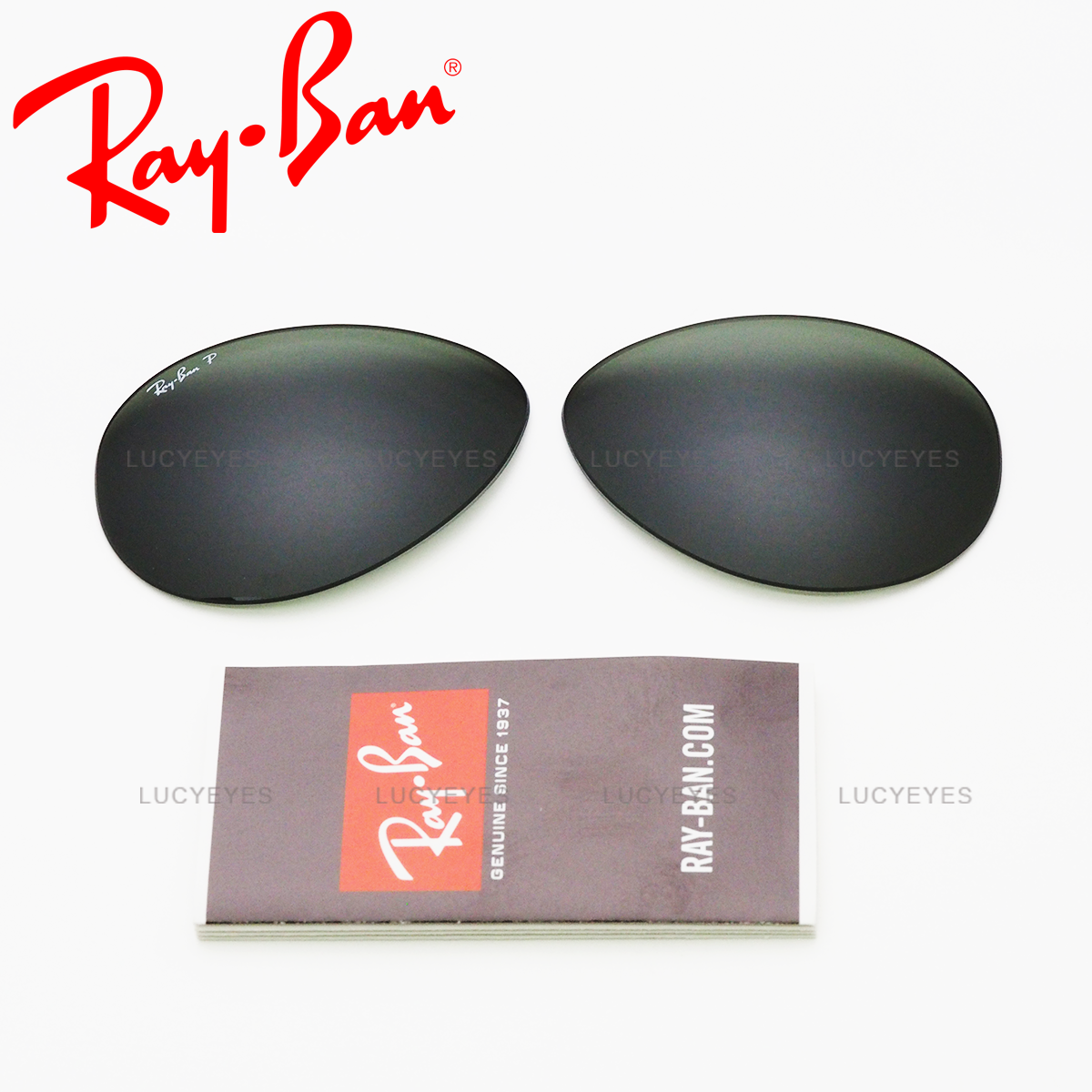เลนส์ RAYBAN แท้ 100% RB3509 004/9A เลนส์สีเขียว Polarized