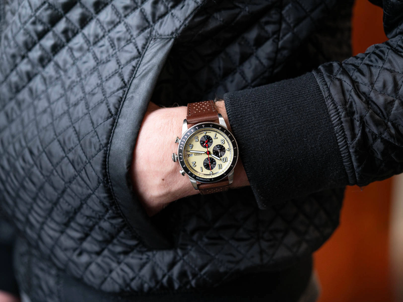 Fossil FS6042 นาฬิกาผู้ชาย Quartz Chronograph Sport Tourer Men's Watch