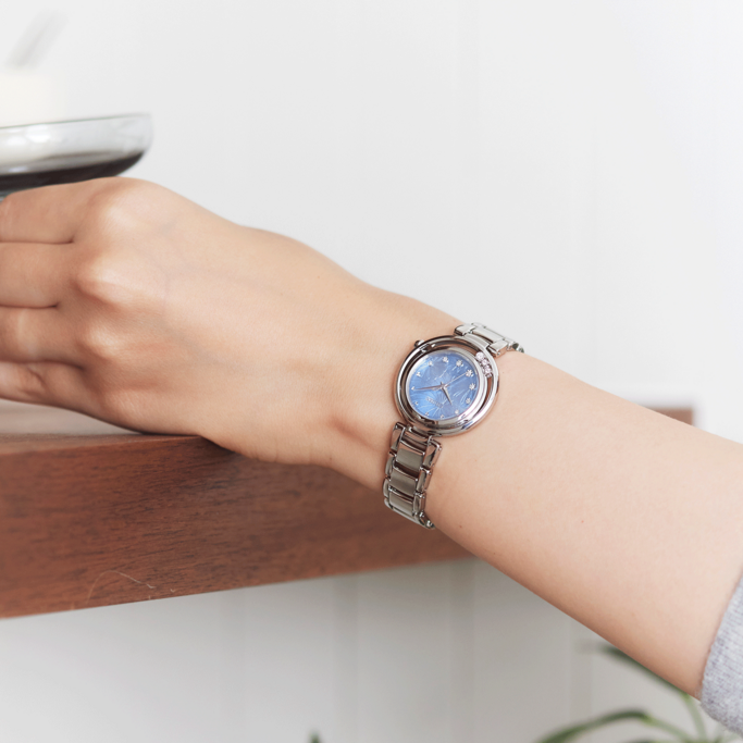 Citizen EM1110-81N นาฬิกาผู้หญิง Eco-Drive Citizen L Diamond Women's Watch