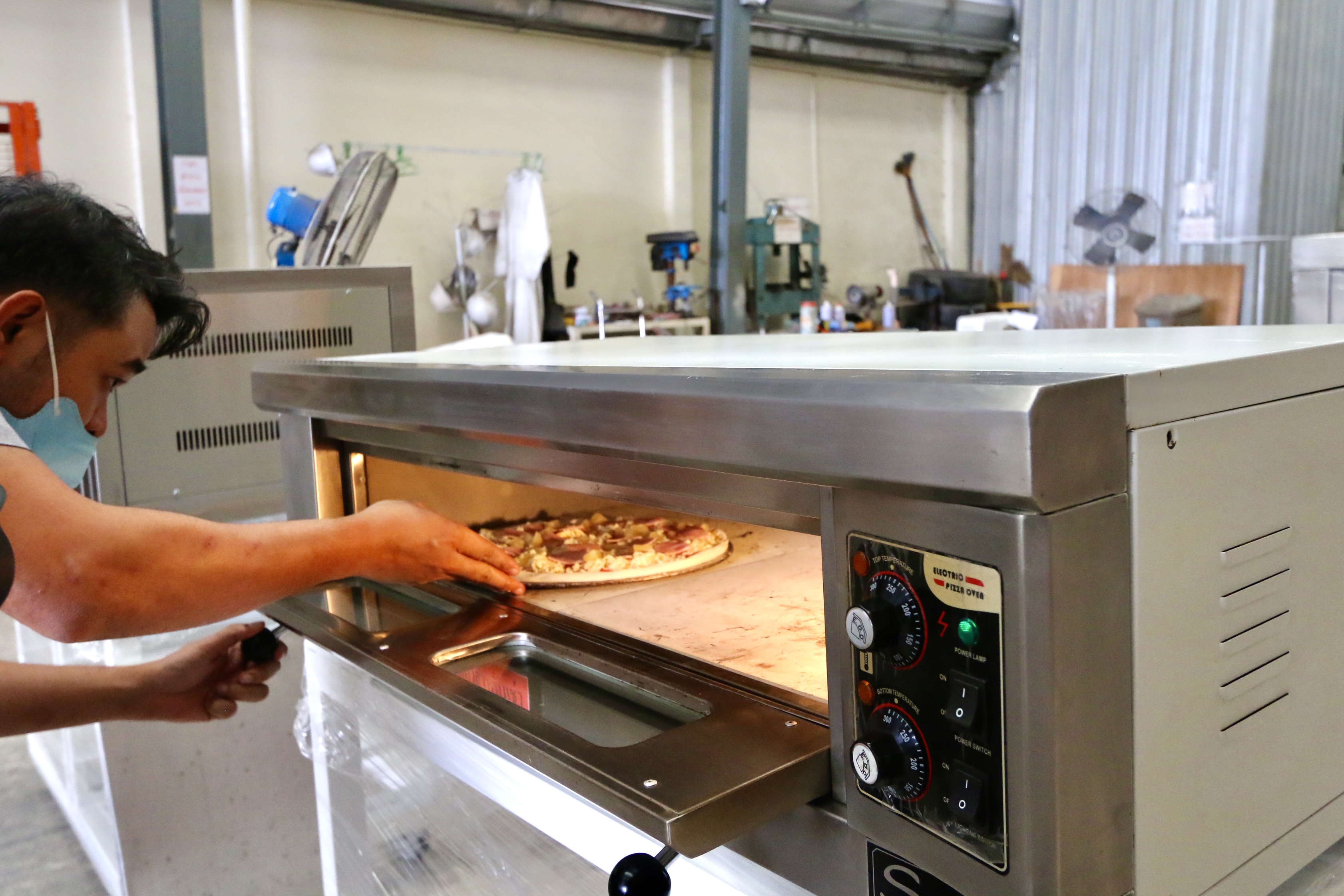 เตาอบพิซซ่า 2 ช่อง (16"x2แผ่น)