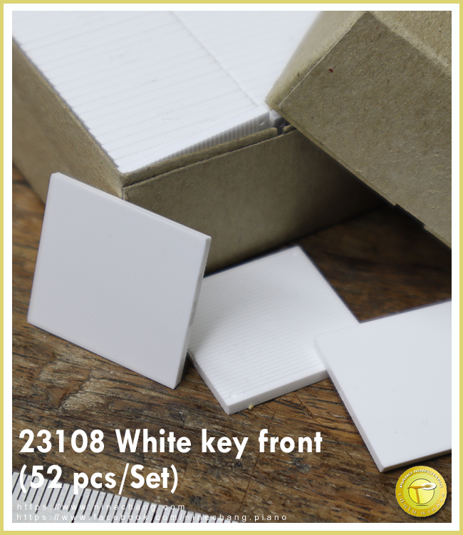 23108 White key front (52 ชิ้น / Set)