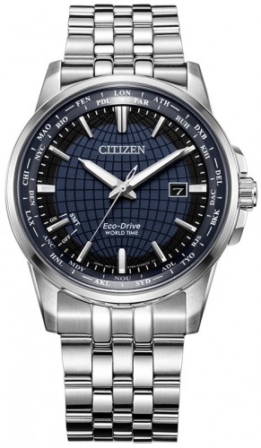 Citizen BX1001-89L นาฬิกาผู้ชาย Eco-Drive World Time Perpetual Men's Watch