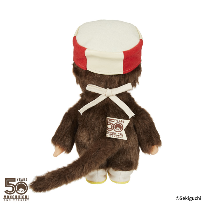 [PRE-ORDER] ตุ๊กตา ม่อนชิชิ Size S ครบรอบ 50 ปี ม่อนชิชิคุง Monchhichi 20 x 13 x 8.5 cm นำเข้าจากญี่ปุ่น レッツ パレード 50周年 モンチッチくん もんちっち ぬいぐるみ セキグチ 204823