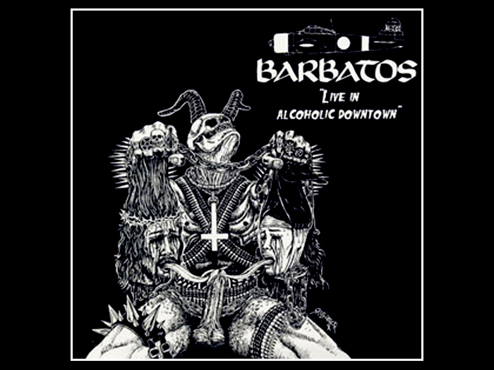 BARBATOS'Live In Alcoholic Downtown' CD.