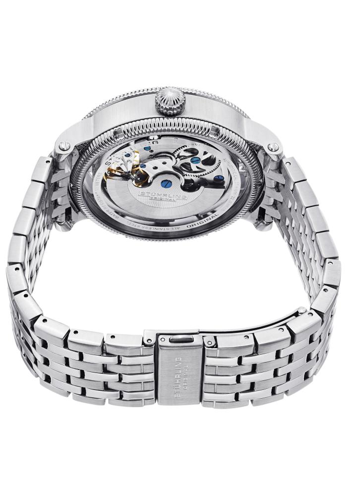 Stuhrling Original 411.33112 นาฬิกาผู้ชาย Stuhrling Original รุ่น 411.33112, Symphony DT Automatic Dual Time Stainless Steel Men's Watch
