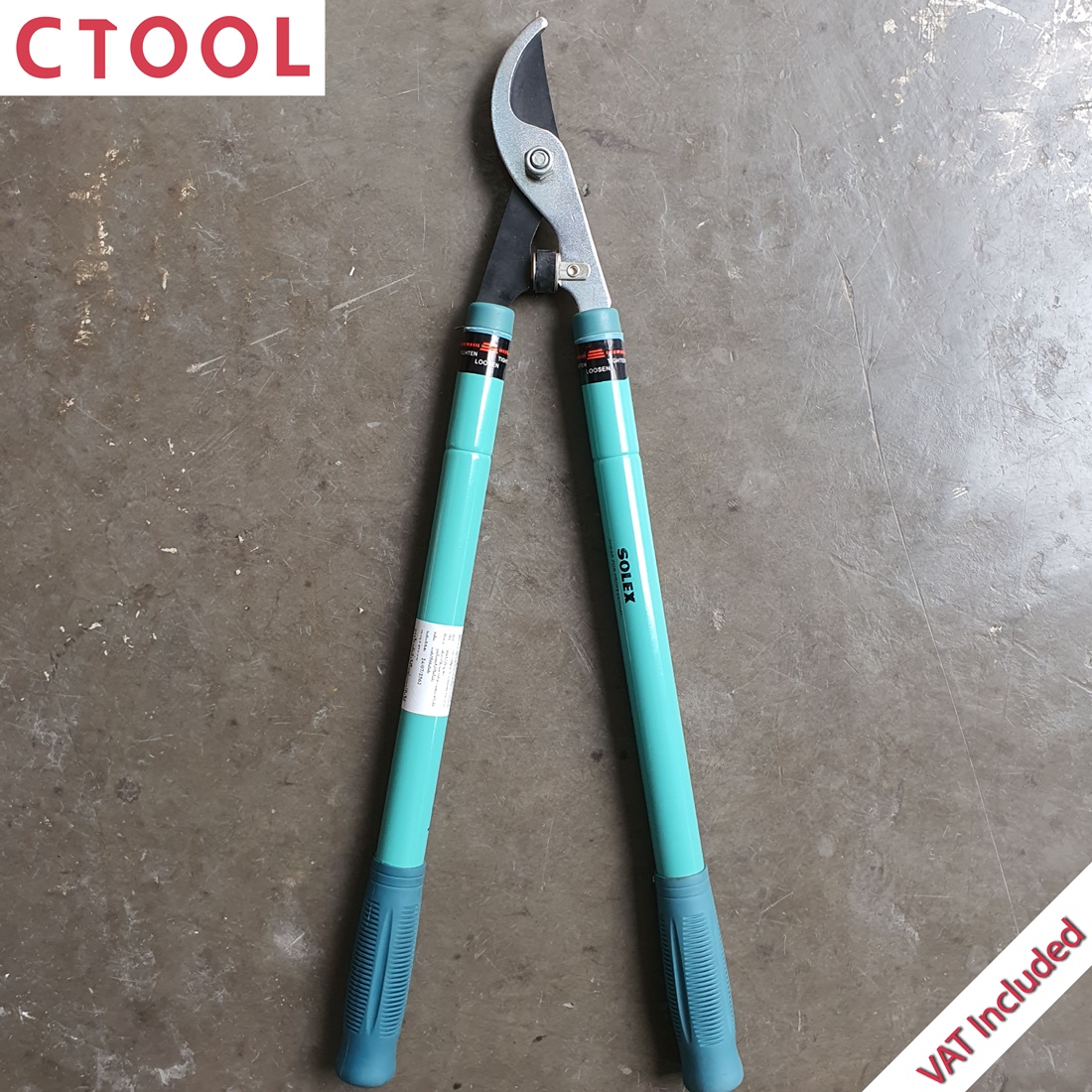 กรรไกรตัดกิ่ง ด้ามยาว ด้ามยืดได้ 80ซม. Solex ของแท้ 100% - Authentic Adjustable Pruning Shears - ซีทูล Ctoolhardware