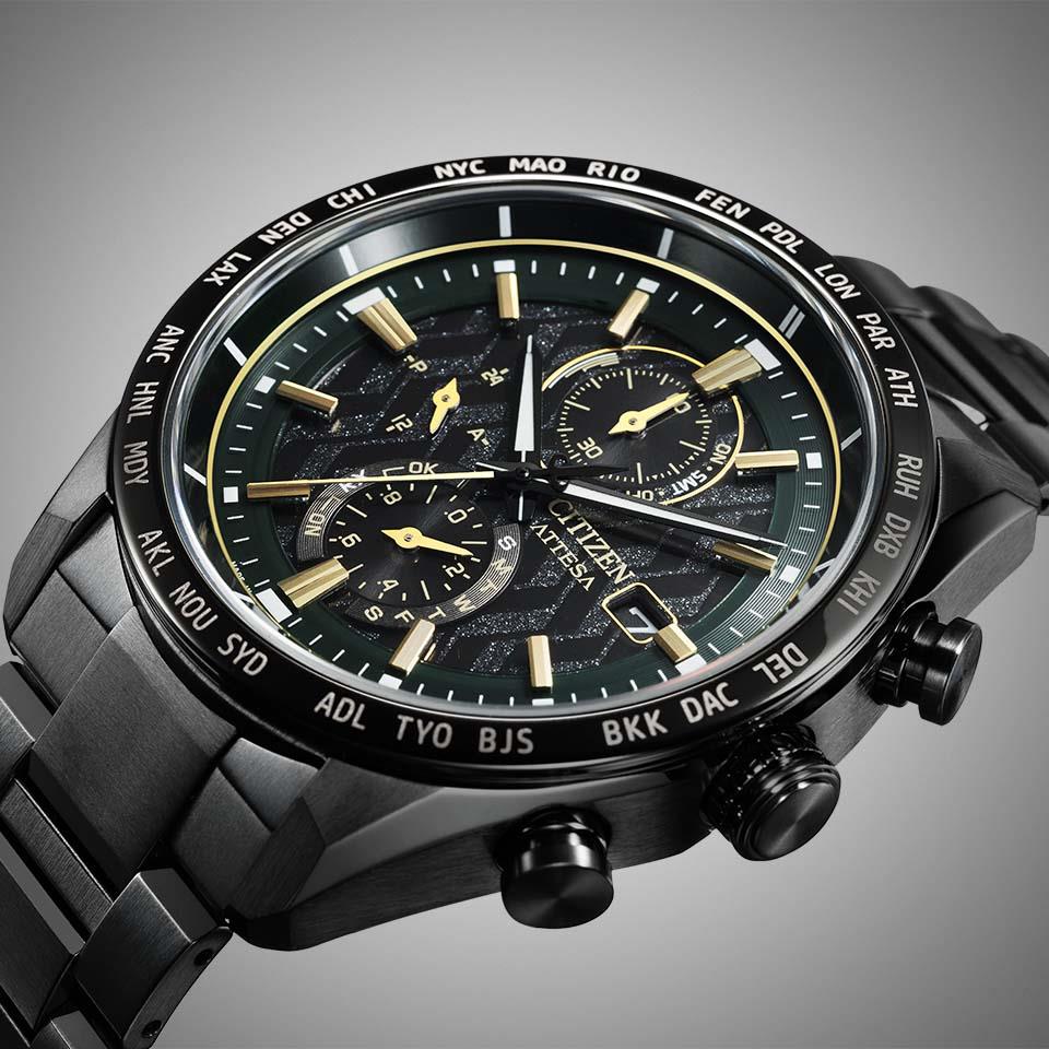 Citizen AT8288-60E นาฬิกาผู้ชาย Attesa Atomic Timekeeping LIMITED EDITION KOSHIEN STADIUM 100th ANNIV Men's Watch