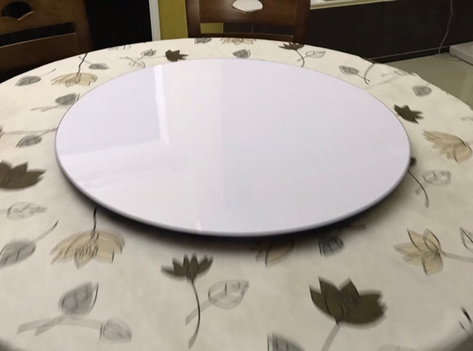 จานหมุน เลซี ซูซัน Lazy Susan 懒惰的苏珊 旋转底座 食品转盘 จานหมุนโต๊ะทานข้าว,จานหมุนโต๊ะจีน,จานหมุนโต๊ะอาหาร ฐานรองหมุน รางหมุนอลูมิเนียม,ขนาด 24 นิ้ว (ใช้กับแผ่นไม้กลม ขนาด 110-120 ซม.สำหรับโต๊ะกลม 180-200 ซม.)