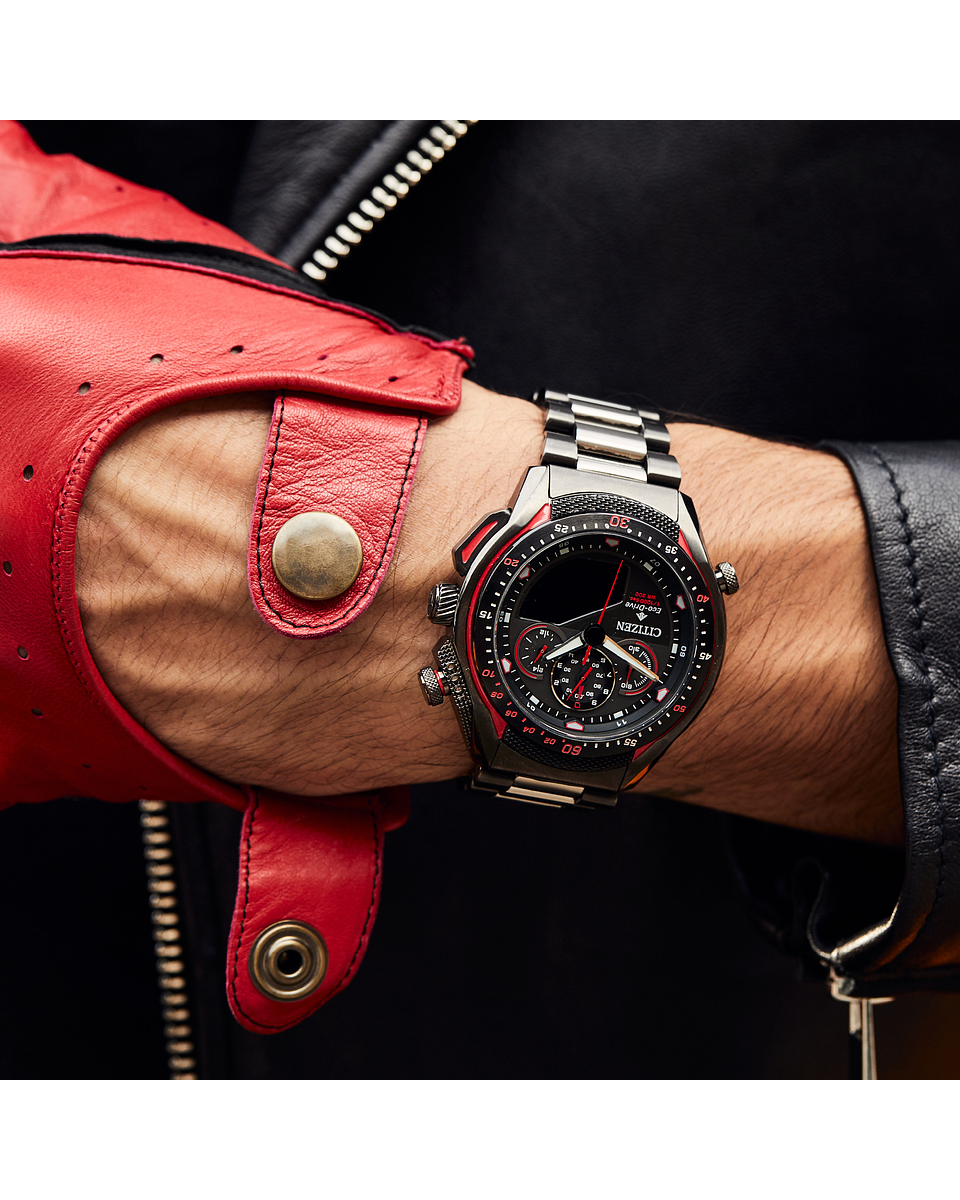 Citizen JW0137-51E นาฬิกาผู้ชาย Eco-Drive Ana-Digi Promaster SST Chronograph Men's Watch