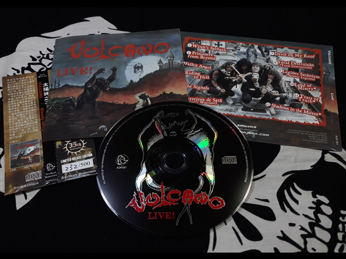 VULCANO 'Live!' CD