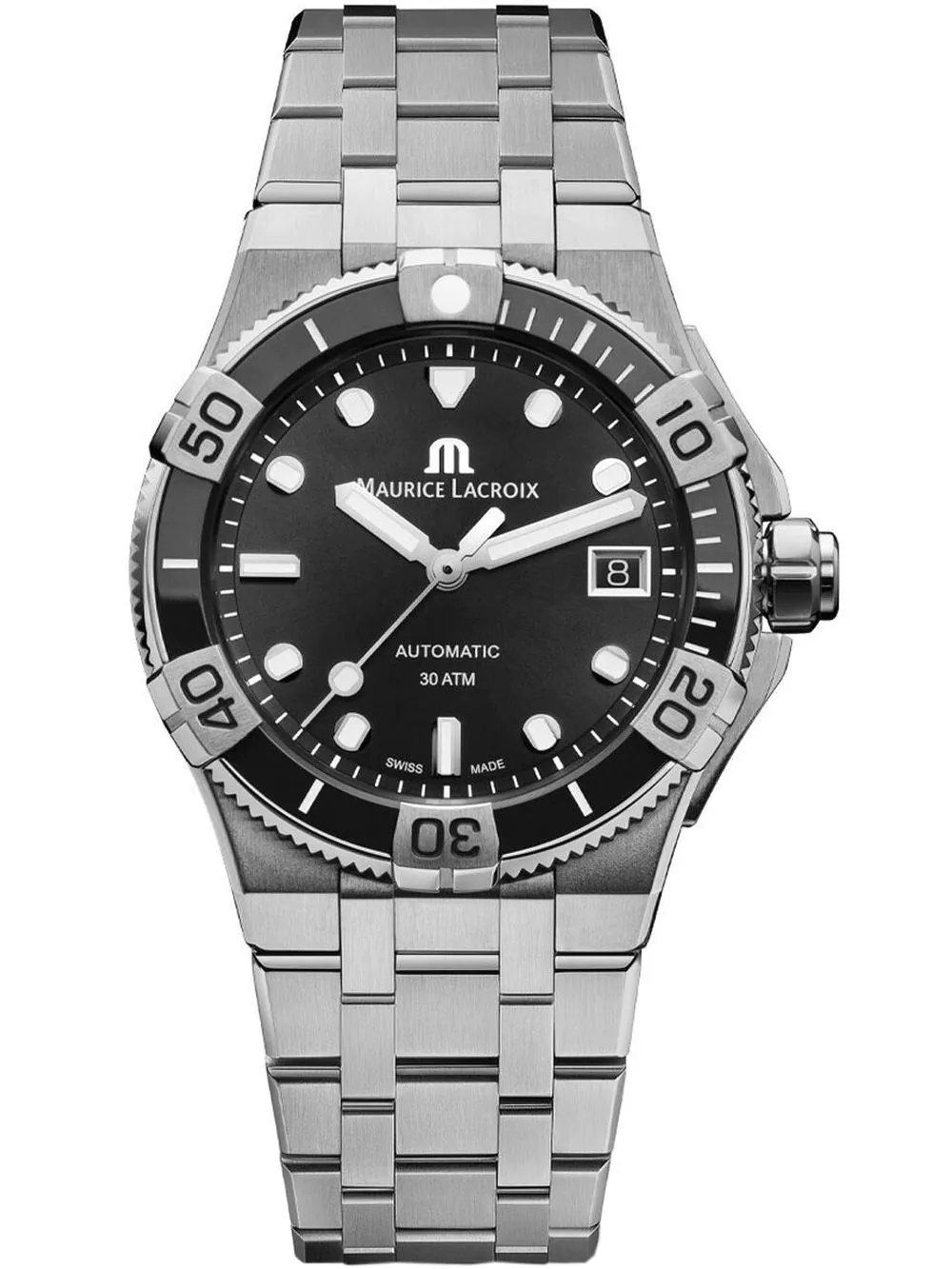 Maurice Lacroix AI6057-SSL2F-330-A นาฬิกาผู้ชาย Aikon Automatic Men's Watch