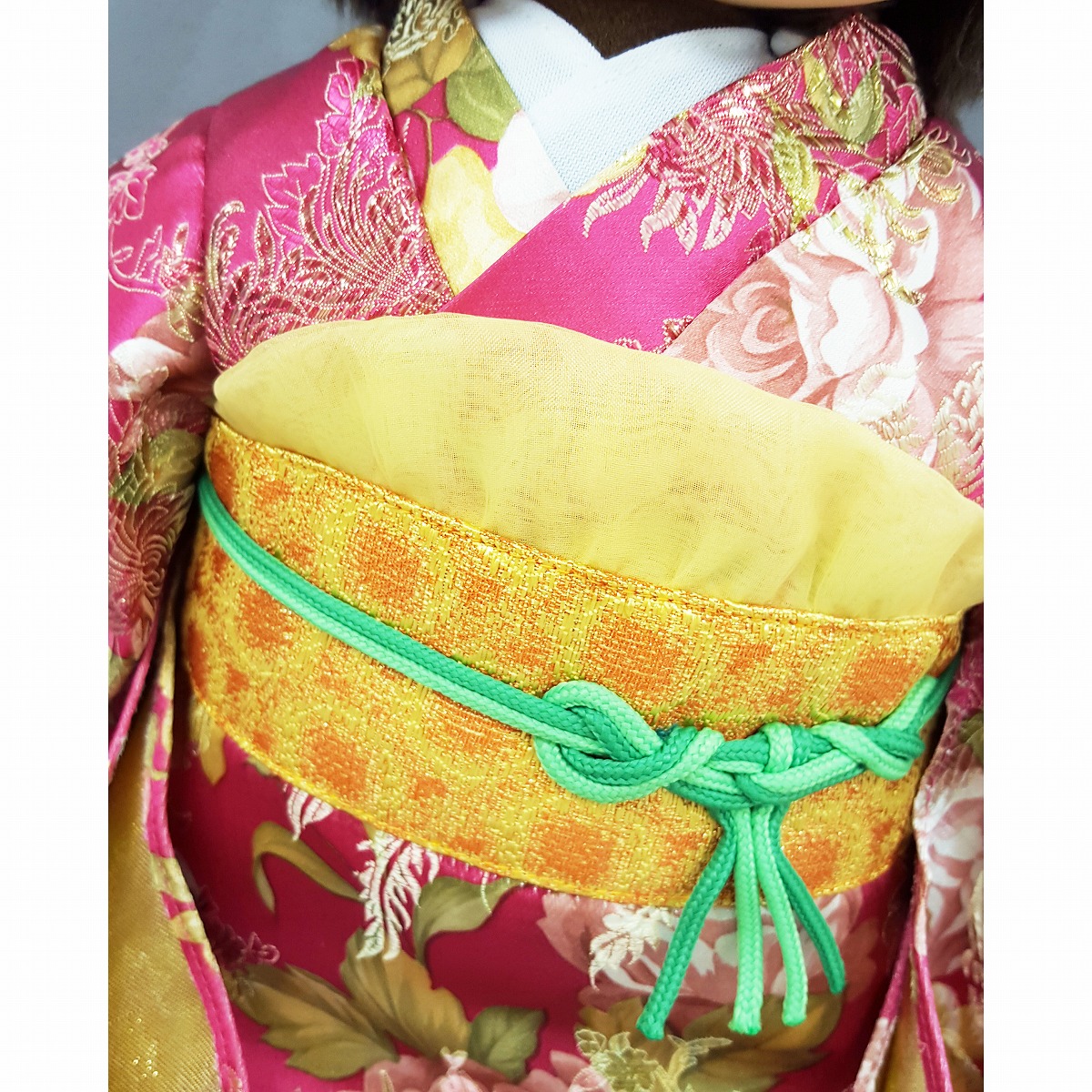 [PRE-ORDER] Monchhichi ตุ๊กตาม่อนชิชิจัง ชุดกิโมโน สีชมพู Size L H48 x W23 x D14 cm นำเข้าจากญี่ปุ่น 振袖モンチッチ Lサイズ 女の子 256358