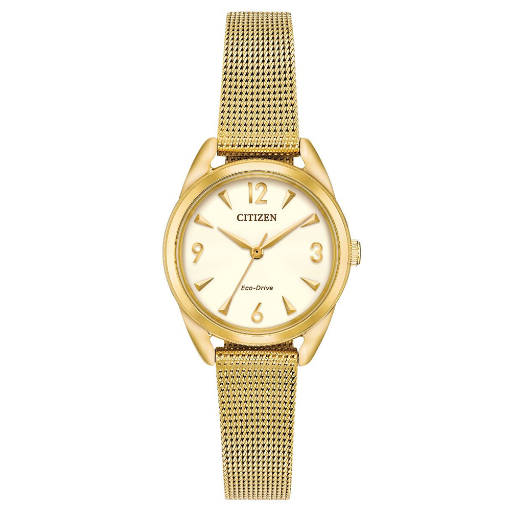 Citizen EM0682-58P นาฬิกาผู้หญิง Eco-Drive LTR Champagne Women's Watch
