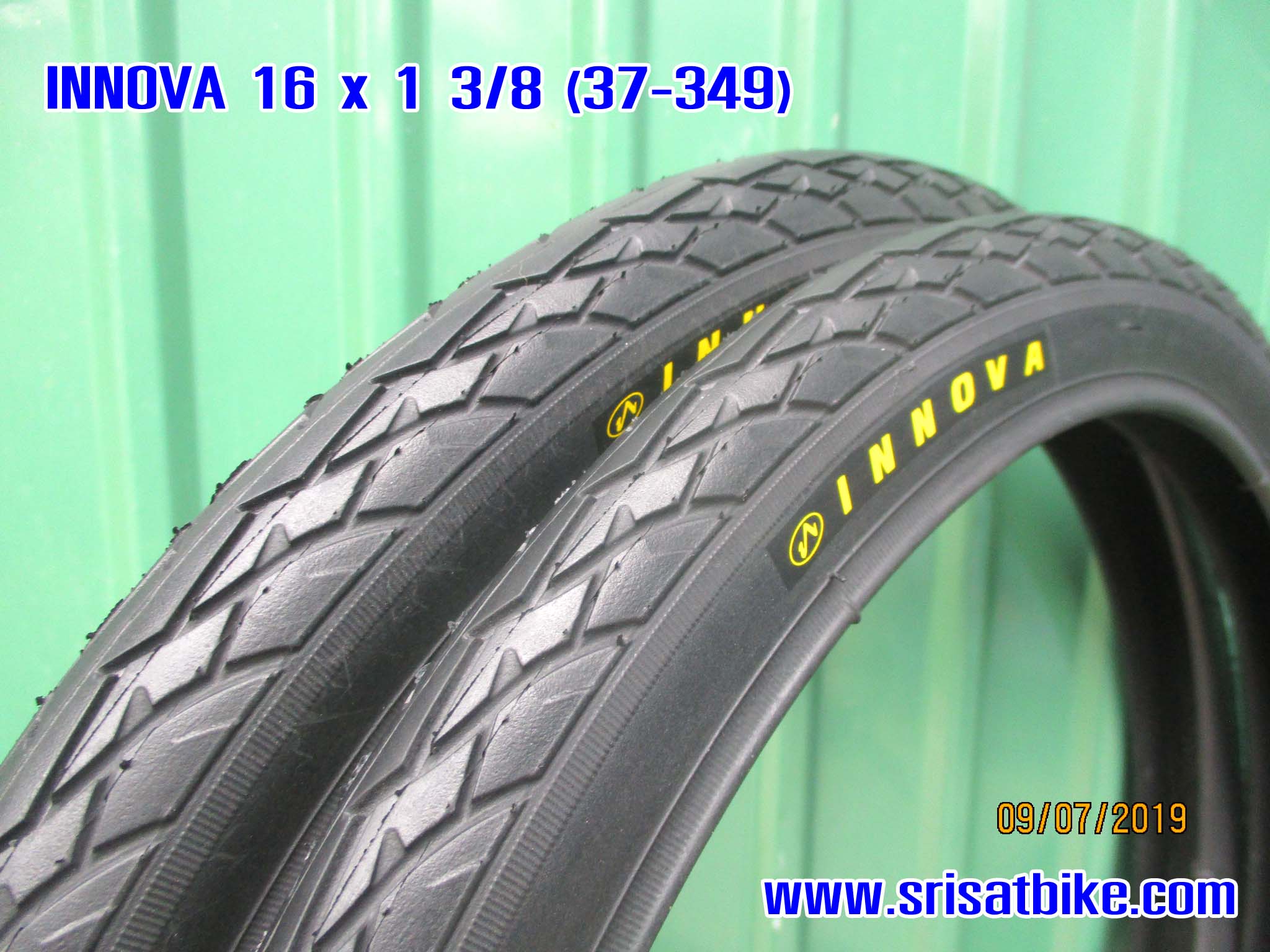 ยางจักรยาน 16 x 1 3/8 INNOVA พร้อมยางใน 2 เส้น <ส่งฟรีEMS >